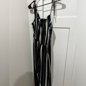 Green Envelope Black & White jumpsuit